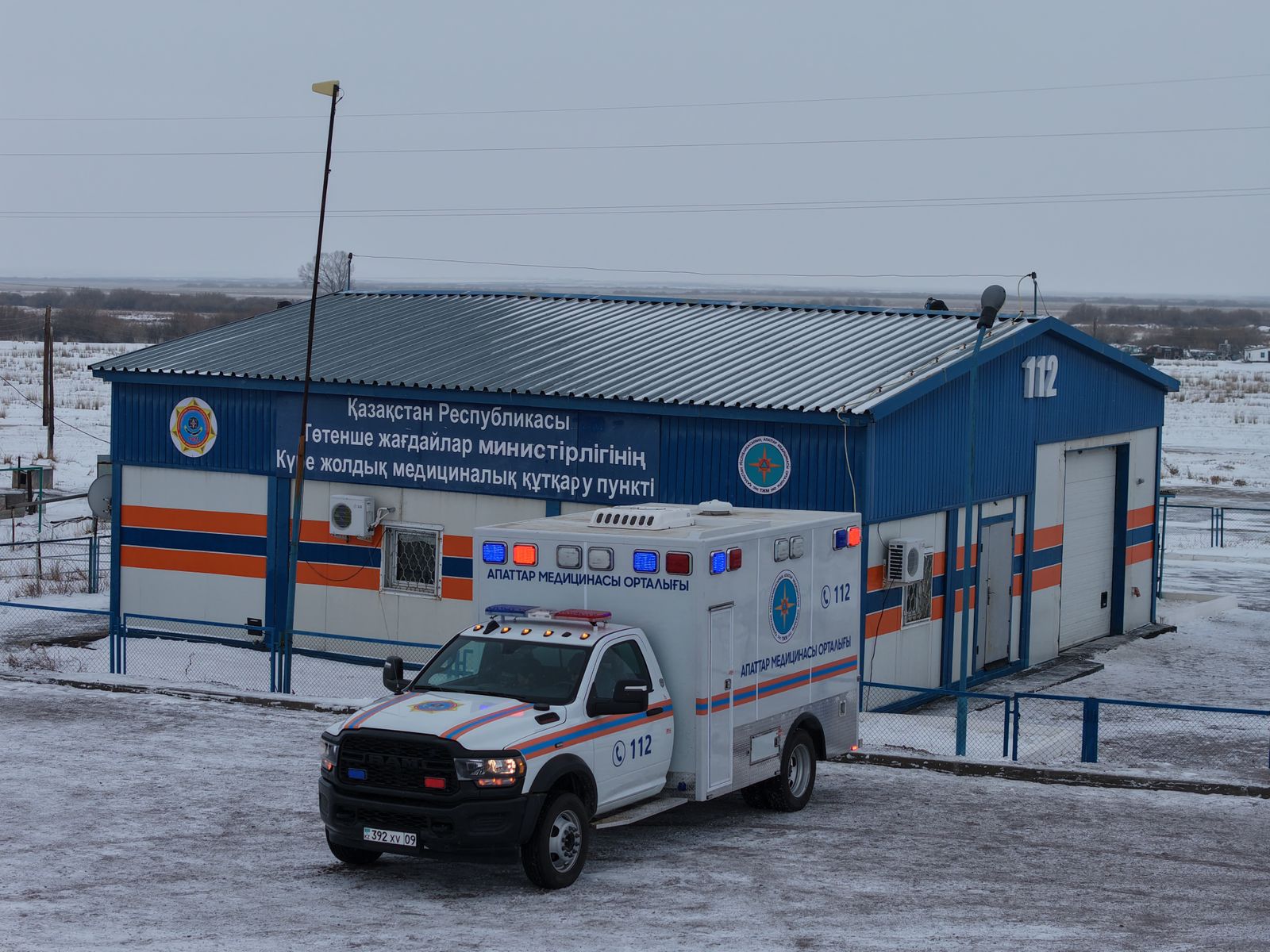 ҚР ТЖМ трассалық медициналық-құтқару пункті жаңа реанимобильмен толықты