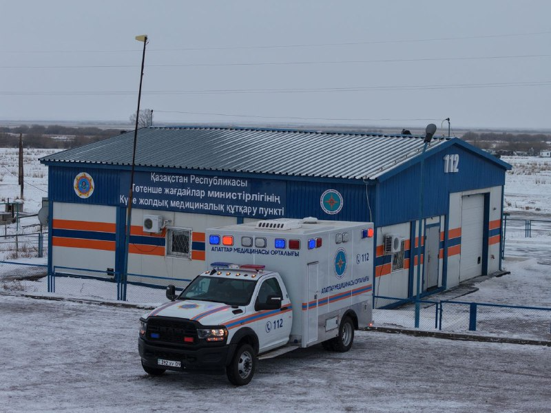 ҚР ТЖМ трассалық медициналық-құтқару пункті жаңа реанимобильмен толықты