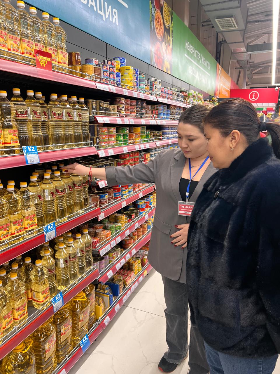 В Алакольском районе проведён мониторинг цен на продукты питания