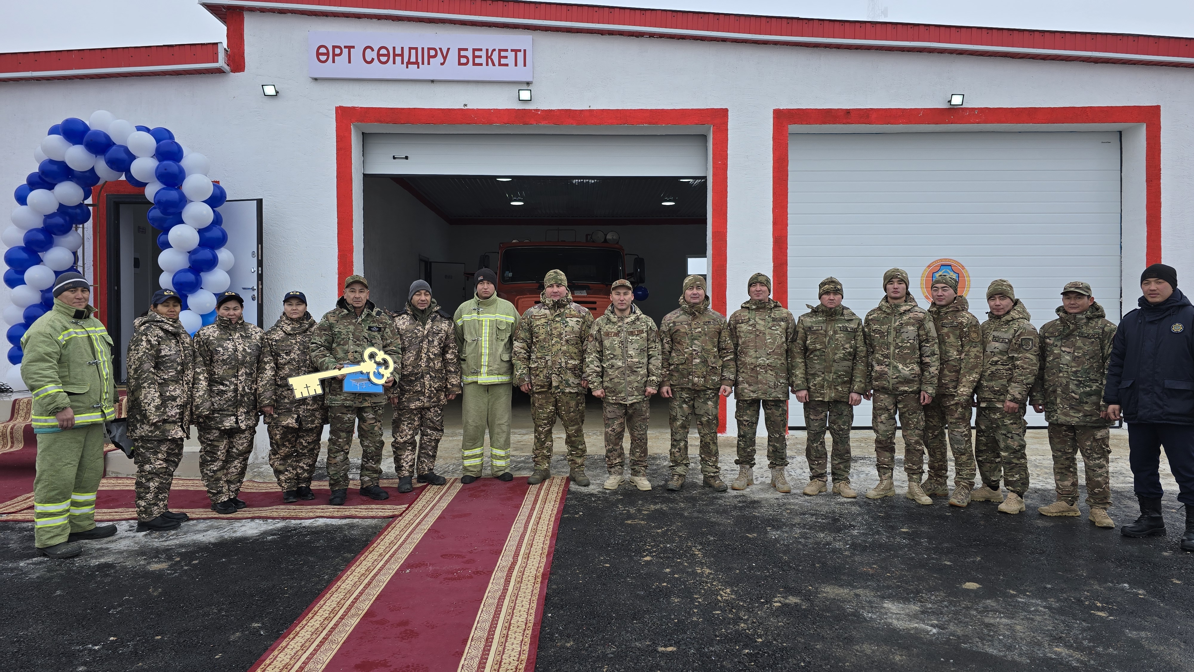 Пункт пожаротушения начал работу в селе Кызан