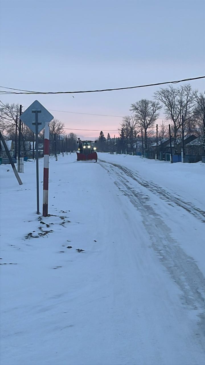 Очистка дорог от снега