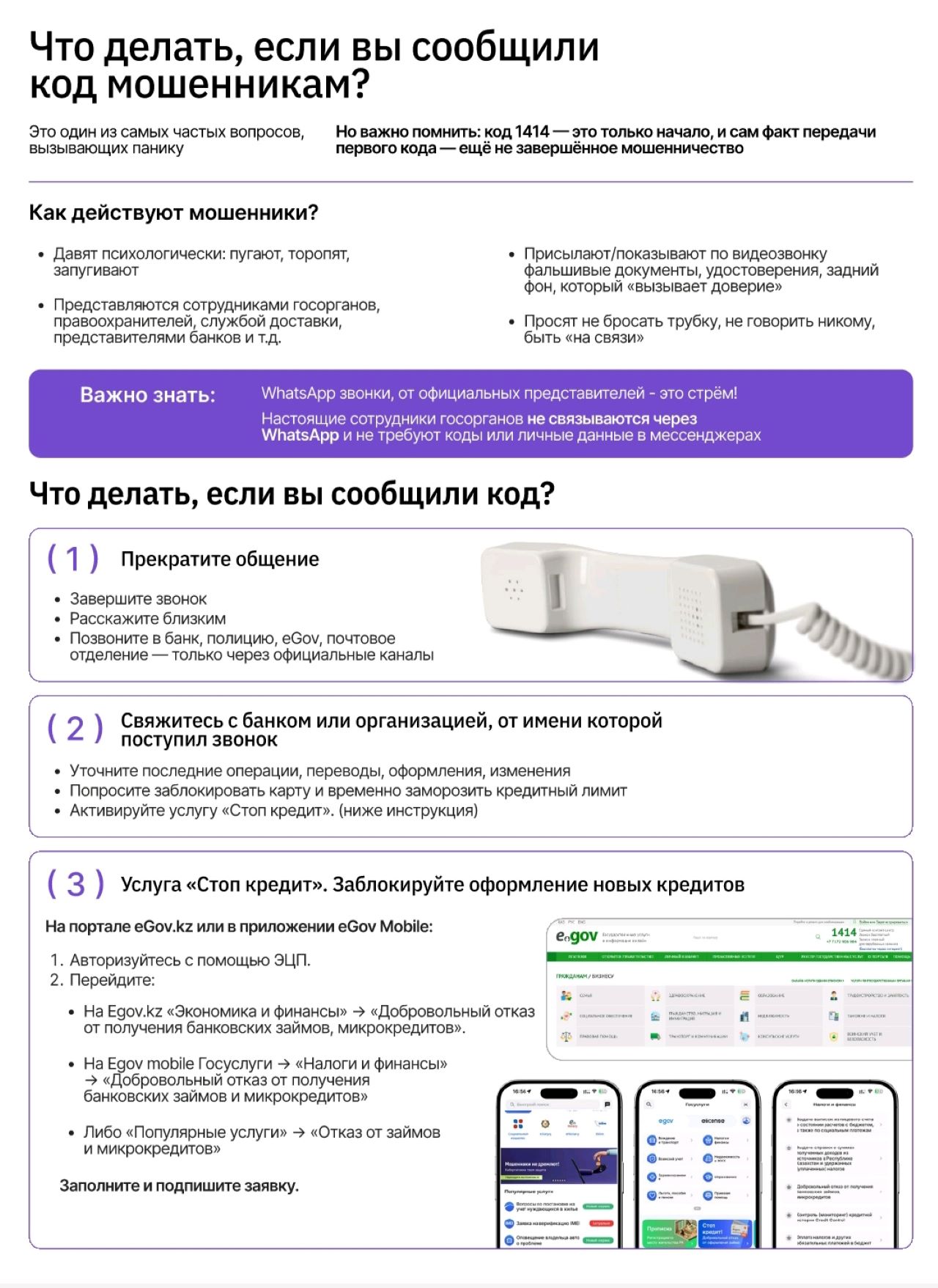 Что делать, если вы сообщили код мошенникам?