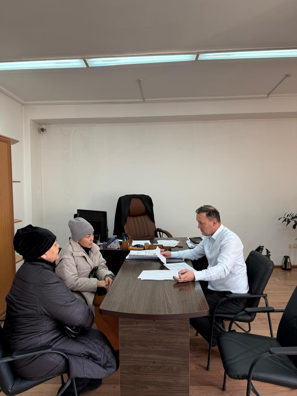 АЗАМАТТАРДЫ БАСПАНА МӘСЕЛЕСІНЕ ҚАТЫСТЫ ҚАБЫЛДАУ ӨТТІ.