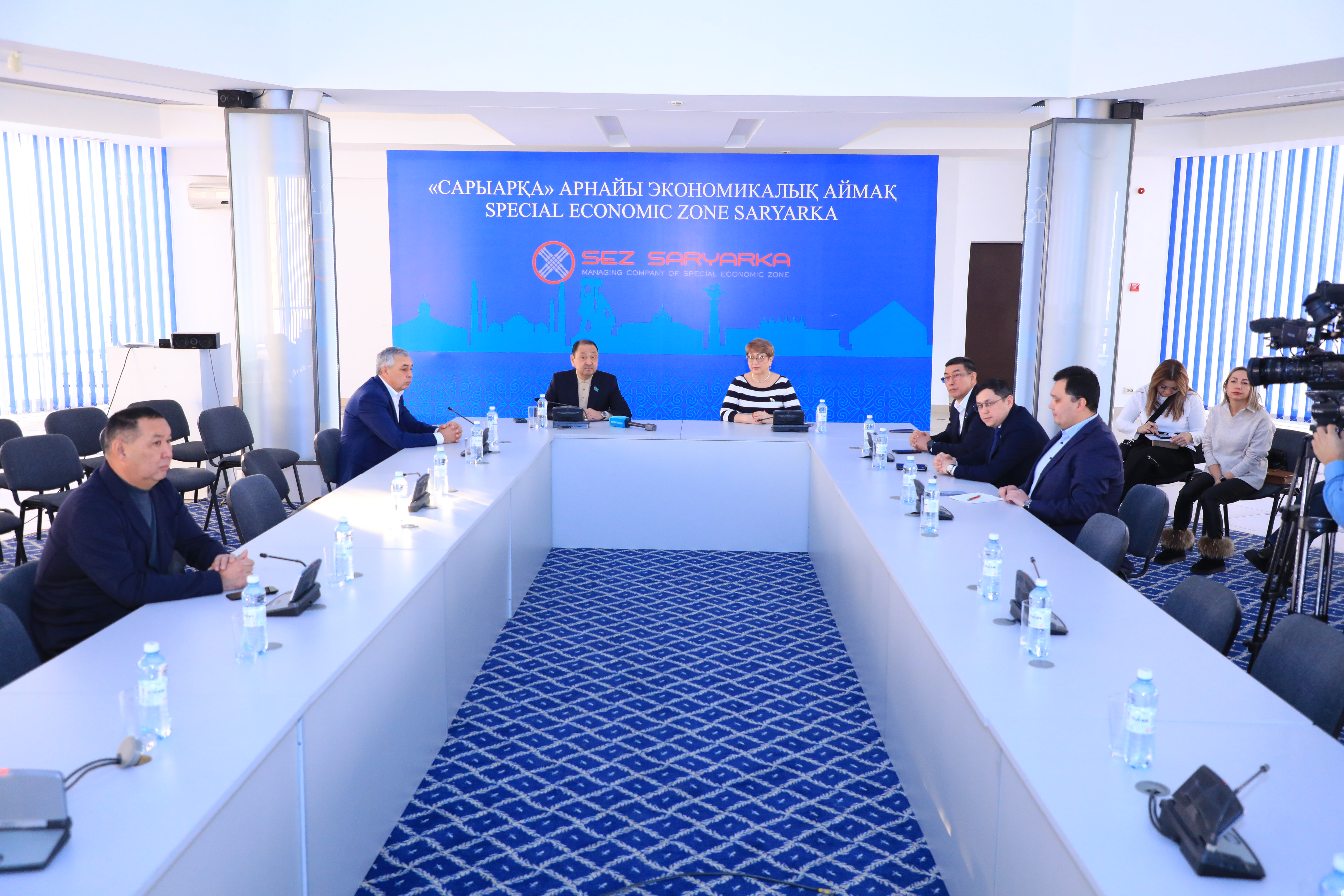 Развитие СЭЗ «Сарыарка» - в фокусе рабочей поездки сенатора Утешова С.Б. и депутатов областного маслихата