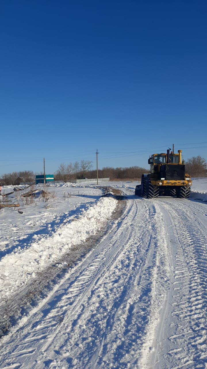 Ұзынкөл ауылындағы кентішілік жолдарды тазарту жүргізілді