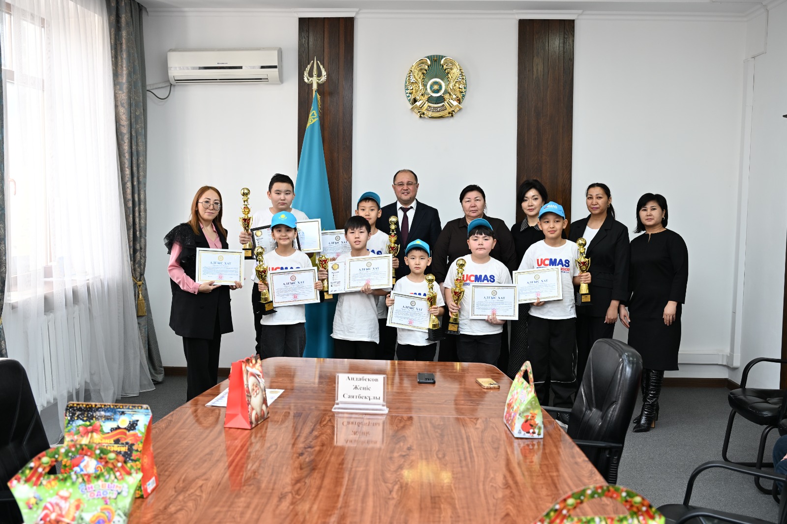 Талдықорғанда UCMAS олимпиадасының жүлдегерлері марапатталды