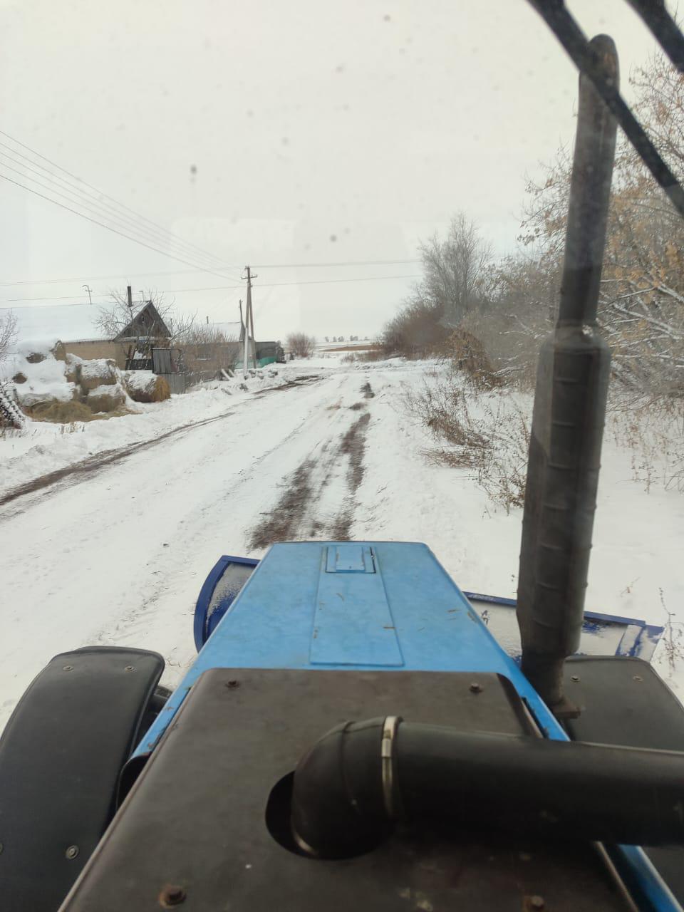 Петровка ауылындағы кентішілік жолдарды тазарту жүргізілді