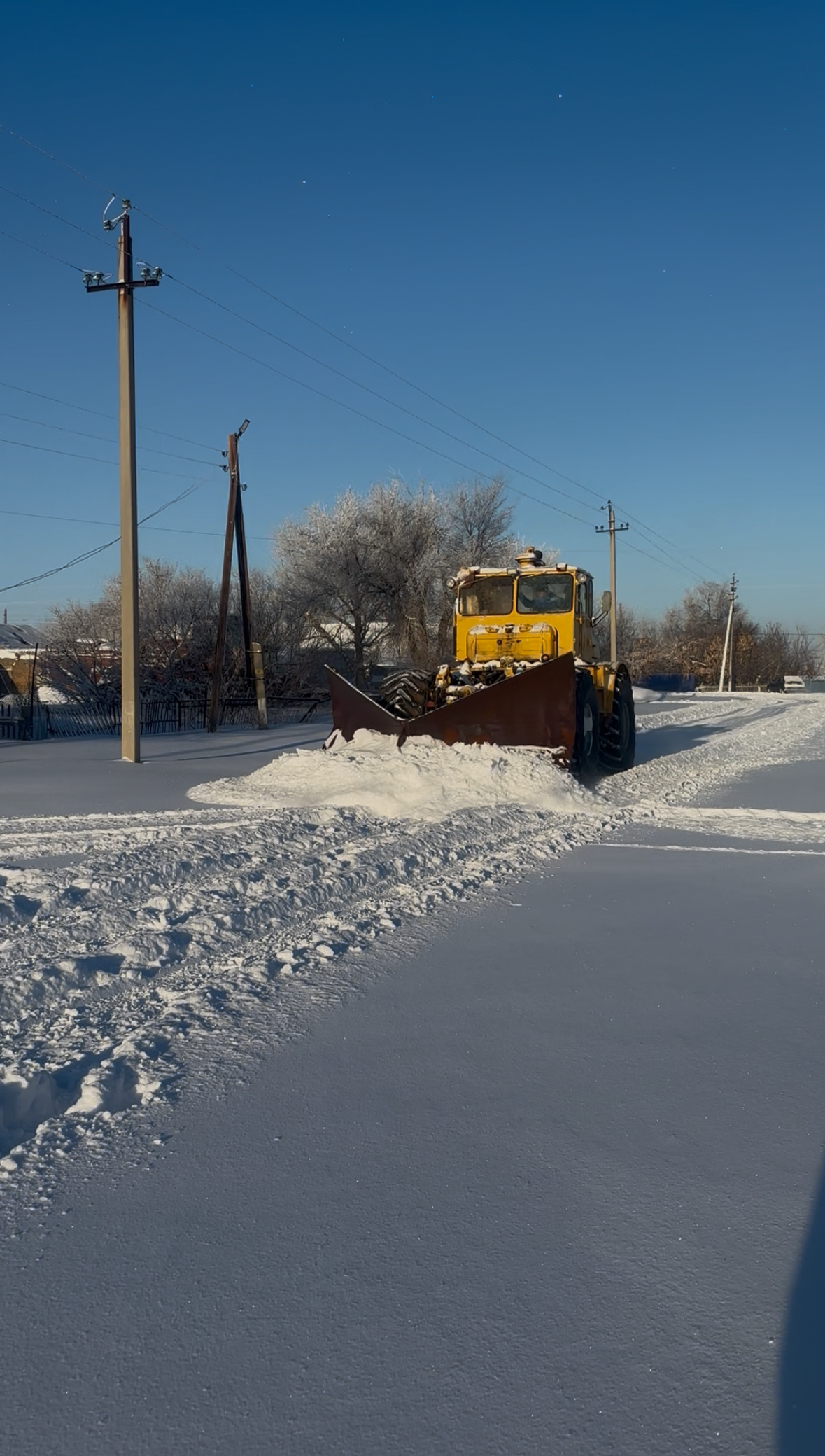 Ауылішілік жолдар қардан уақытылы тазартылуда