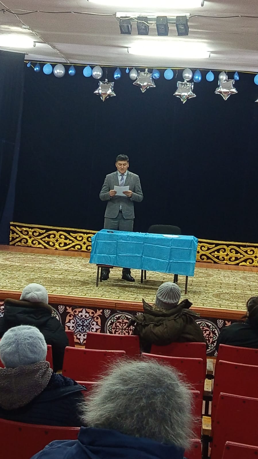 Талшық ауылдық округі әкімінің міндетін атқарушы А.Т. Досжановтың Қазан ауылының тұрғындары алдында 2025 жылғы округтің әлеуметтік-экономикалық даму қорытындылары және 2026 жылға арналған жоспарлары бойынша есептік кездесуі