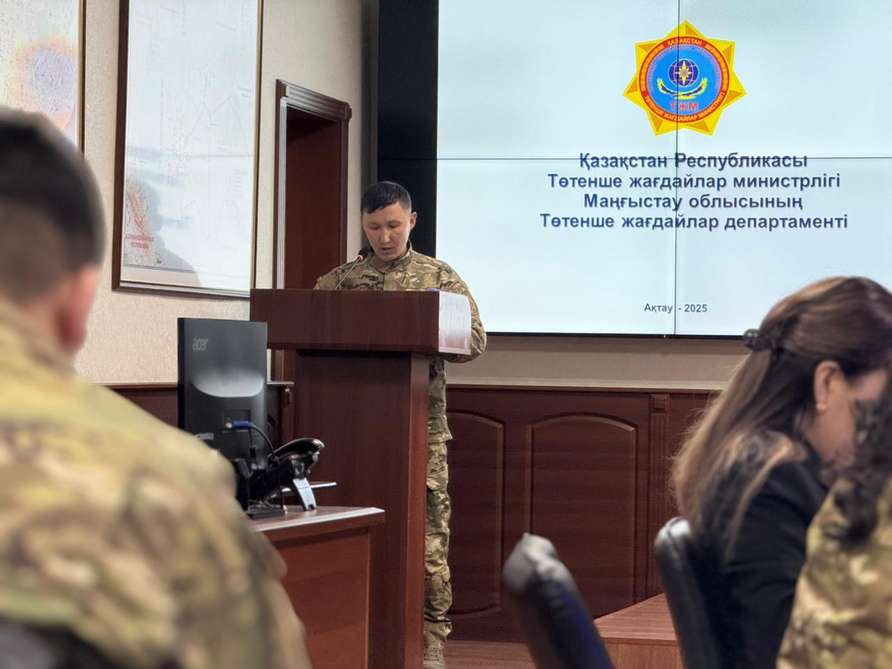 В ДЧС Мангистауской области подведены итоги служебной деятельности за прошедший год