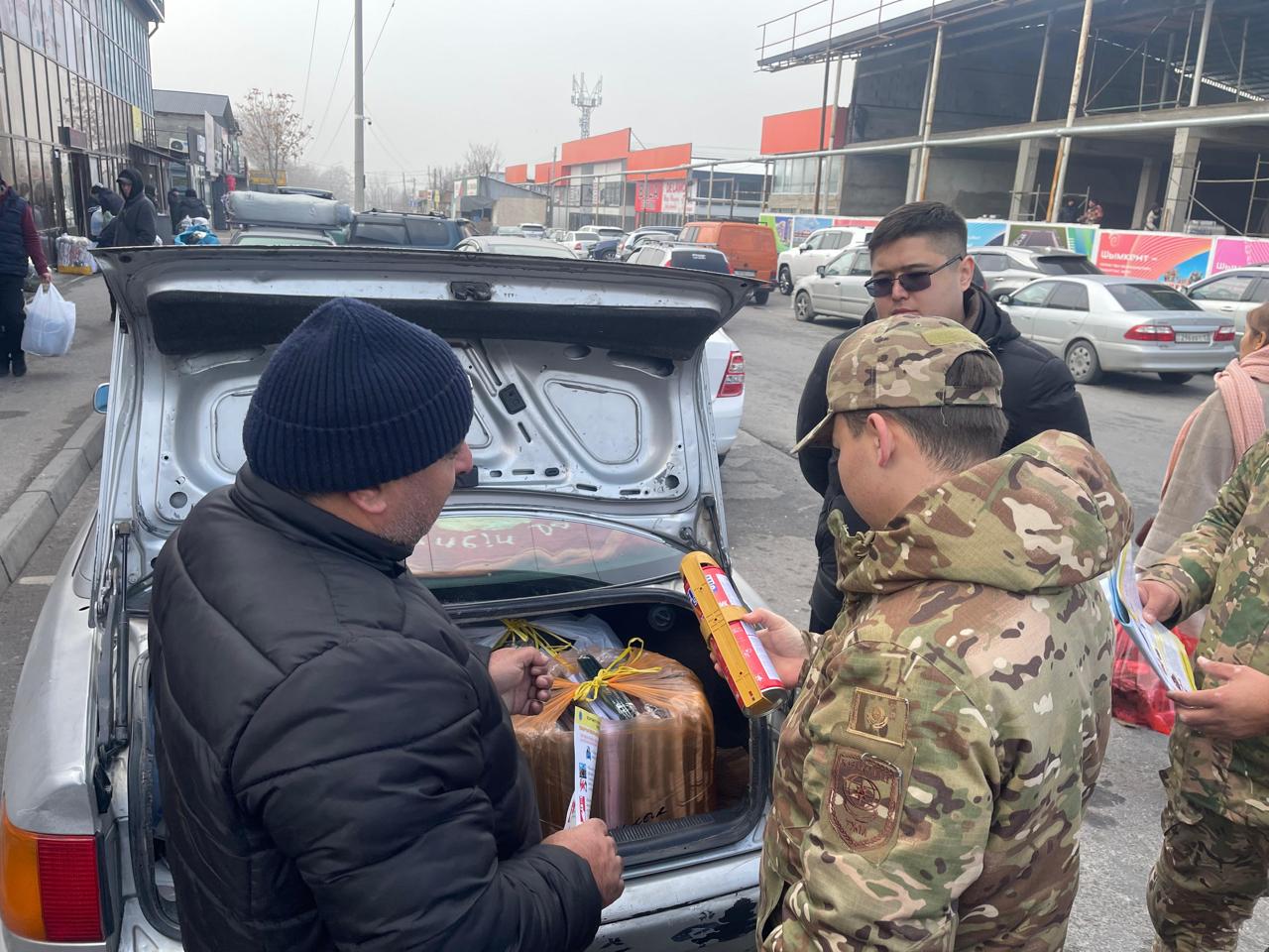 Тұран ауданында автокөліктегі өрт қауіпсіздігі бойынша түсіндіру жұмыстары жүргізілді