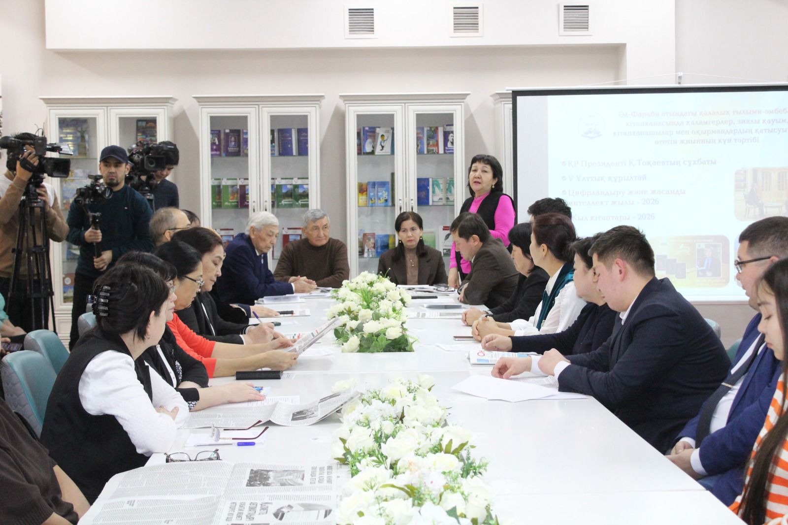 «БІР ЕЛ – БІР КІТАП» РЕСПУБЛИКАЛЫҚ АКЦИЯСЫ АЯСЫНДА ТАҒЫЛЫМДЫҚ ЖИЫН ӨТТІ