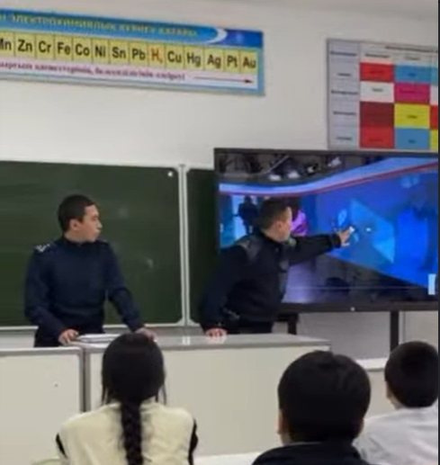 Мұнайшы ауылында оқушылар арасында құқықбұзушылықтың алдын алу бойынша профилактикалық жиналыс өтті