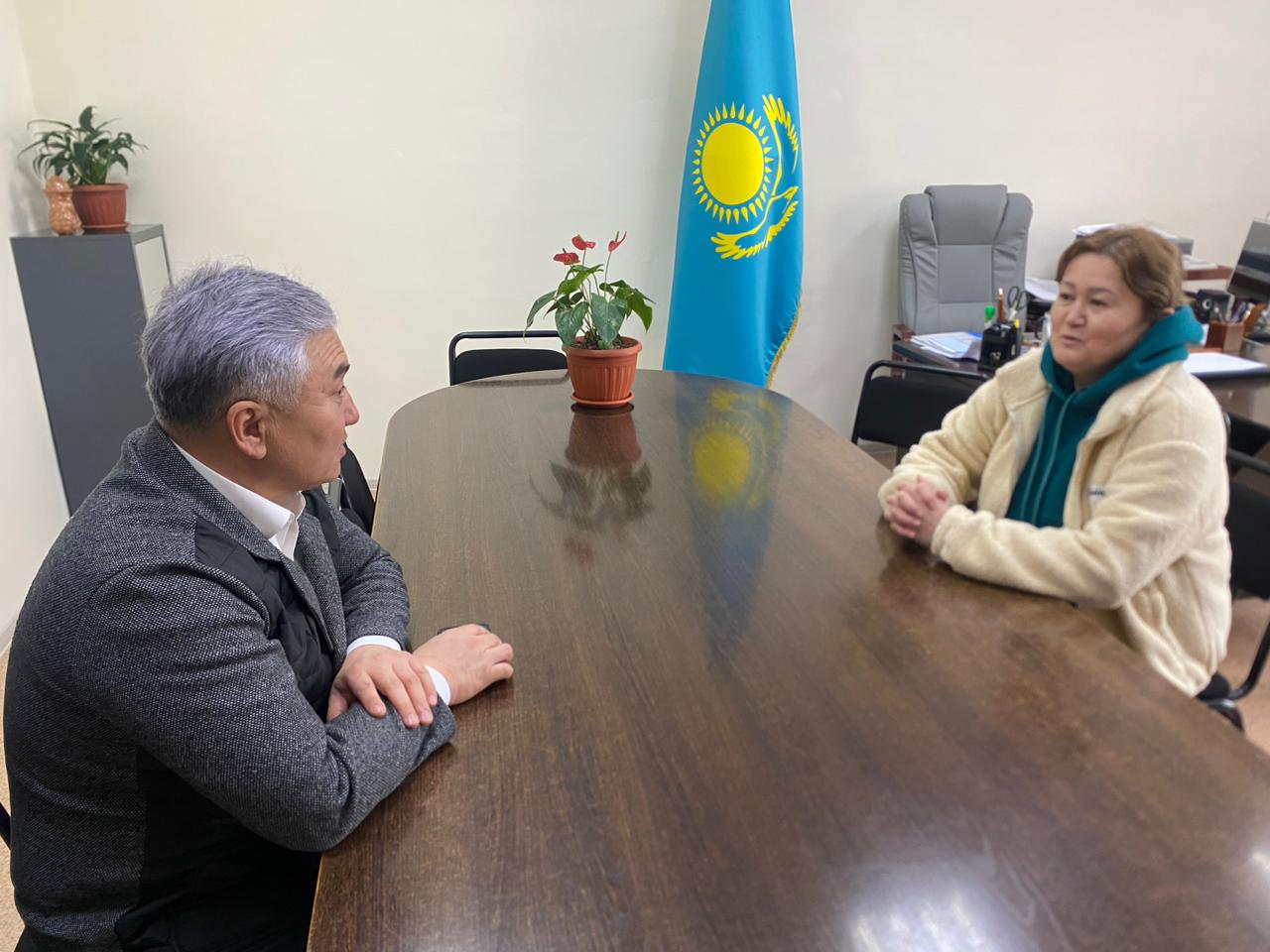 Ортатөбе ауыл тұрғындарымен кездесу өткізілді.