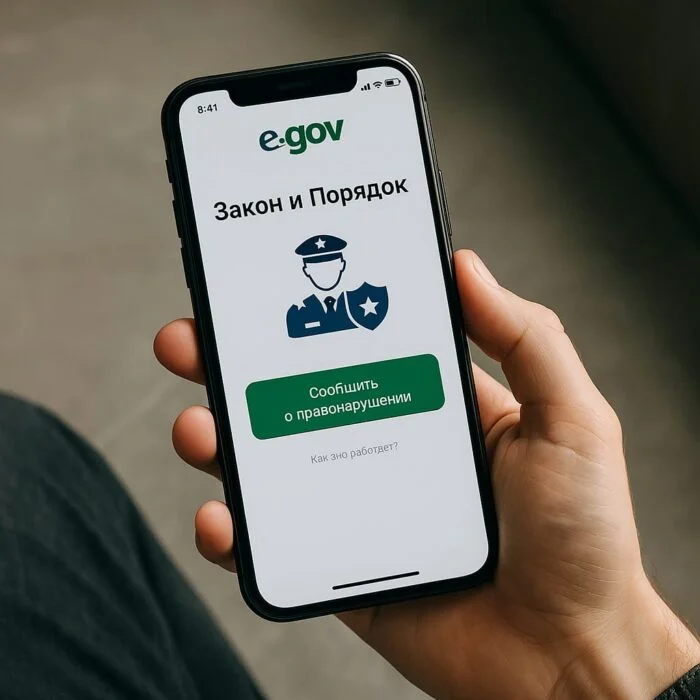 Атыраулық тәртіп сақшылары тұрғындарға онлайн өтініш рәсімдеу туралы түсіндірме жүргізді