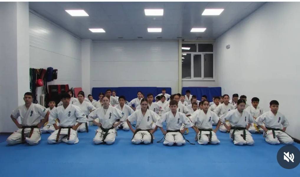 Киокушинкай каратэден Қазақстан Республикасының спорт шеберіне кандидаттардың куәліктерін салтанатты түрде тапсыру.