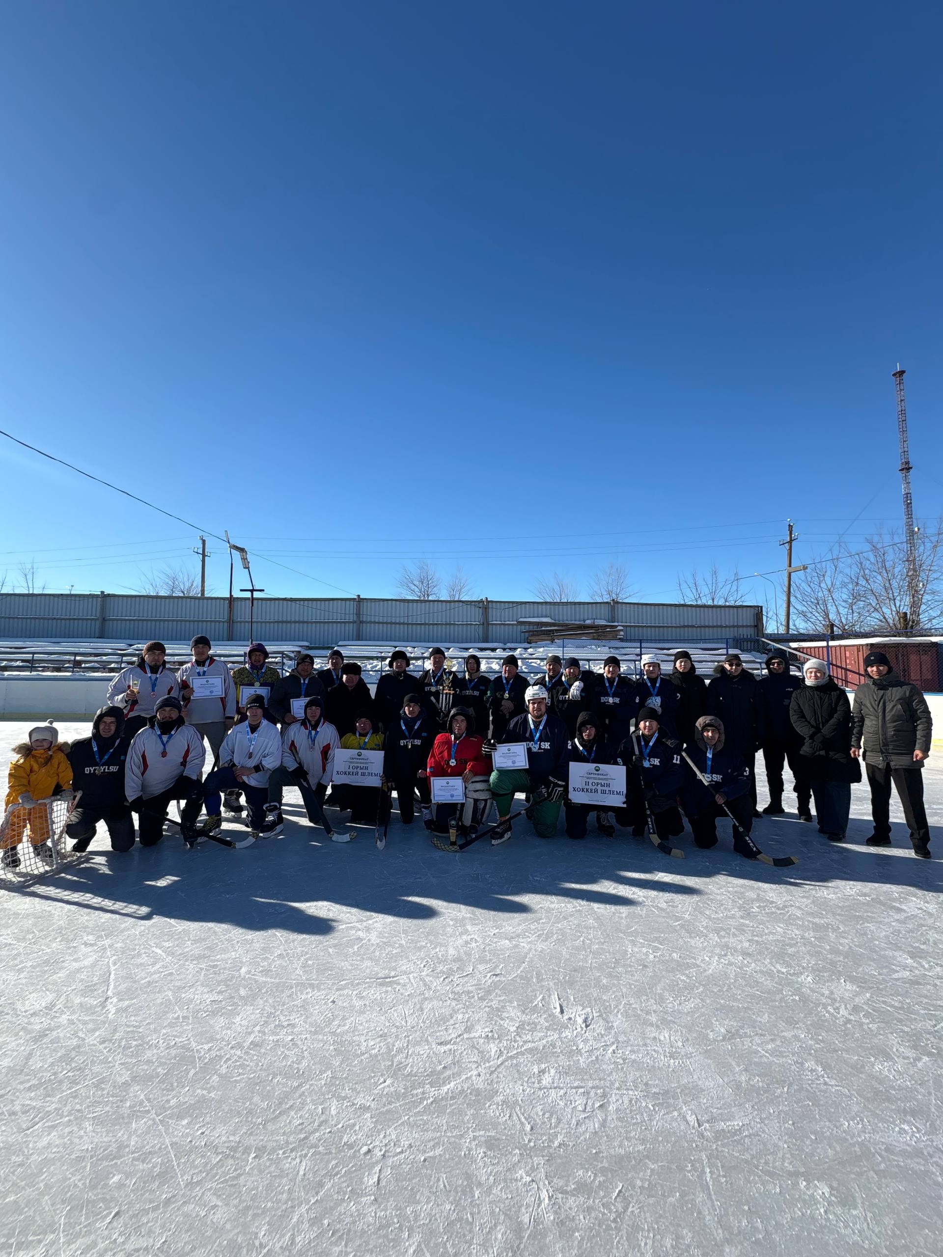 ДОПТЫ ХОККЕЙДЕН ХРОМТАУ АУДАНЫ ӘКІМІНІҢ КУБОГІ ӨТТІ