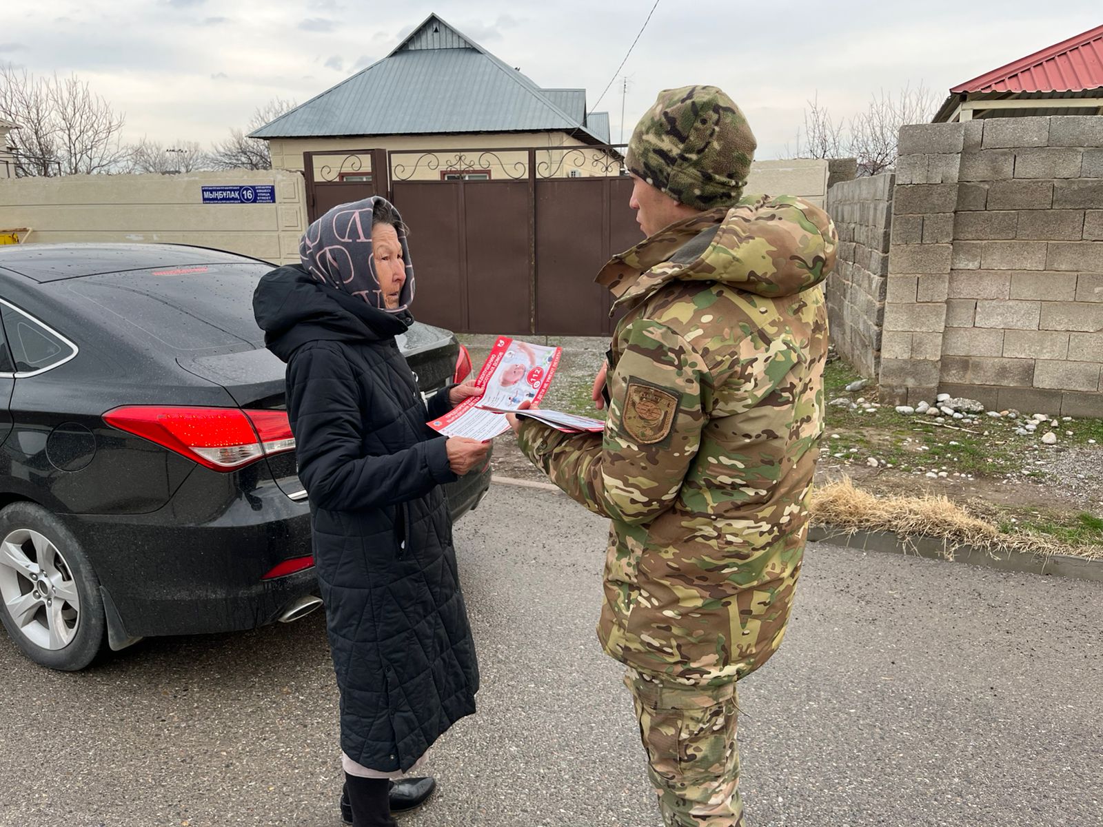 Қаратау ауданында тұрғындармен өрт және газ қауіпсіздігі бойынша түсіндіру жұмыстары жүргізілді