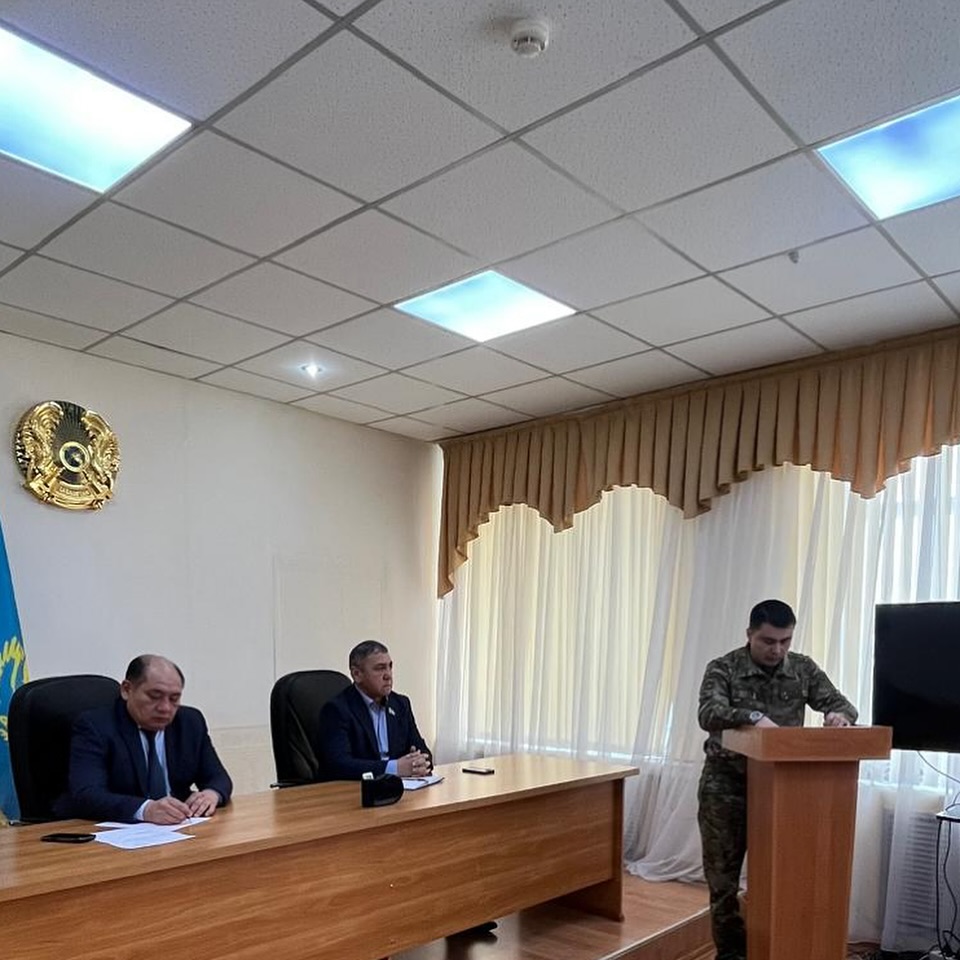 Төтенше жағдайлардың алдын алу және жою жөніндегі аудандық комиссияның кезектен тыс отырысы