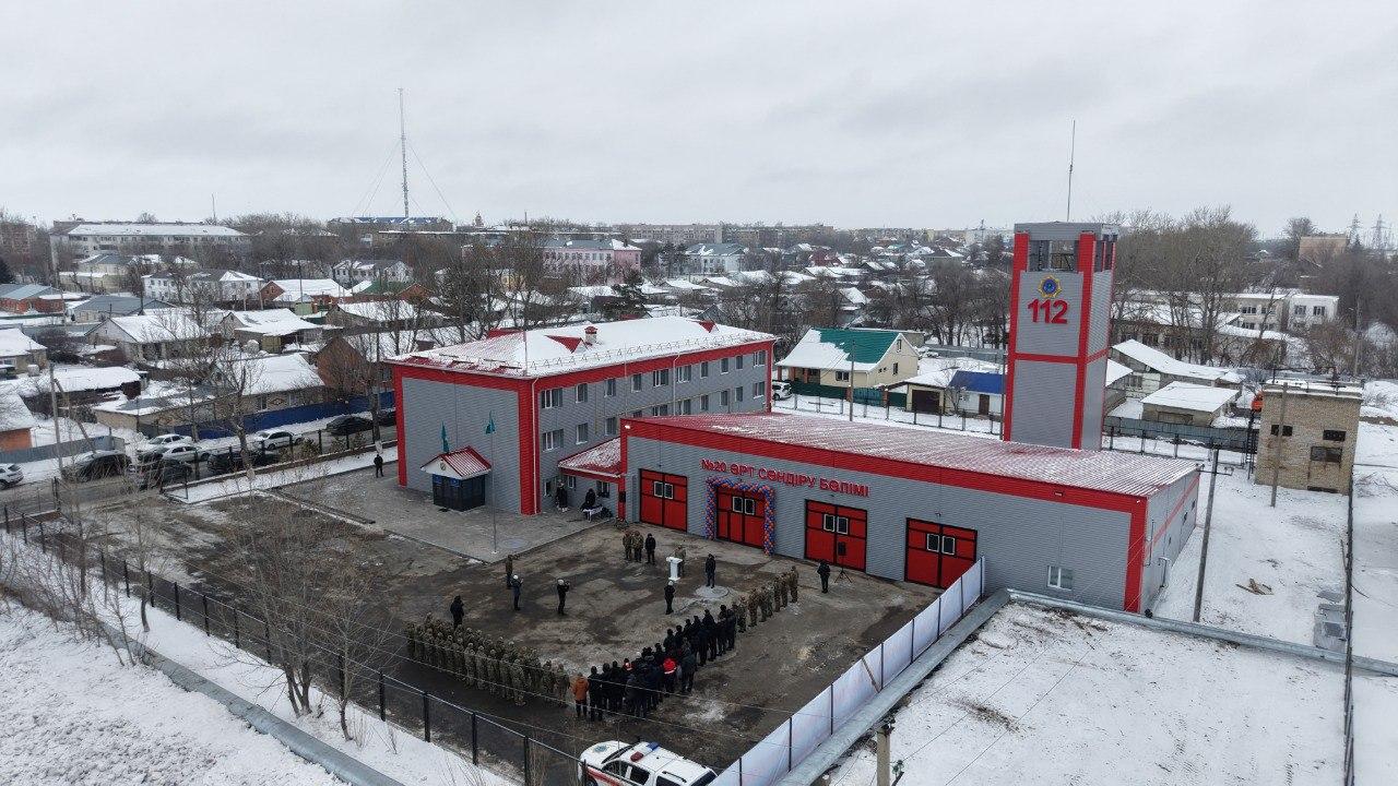 ТЖМ басшысы Хромтау қаласында жаңғыртылған өрт сөндіру бөлімін ашты