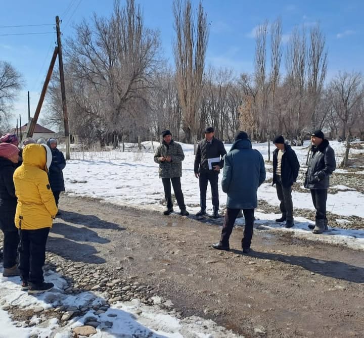 Бірлік ауылының тұрғындарымен кездесу