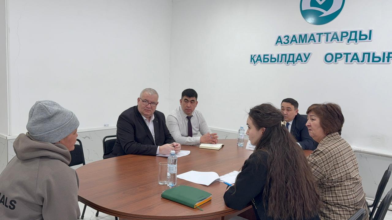 Аудан әкімі азаматтарды жеке қабылдау өткізді