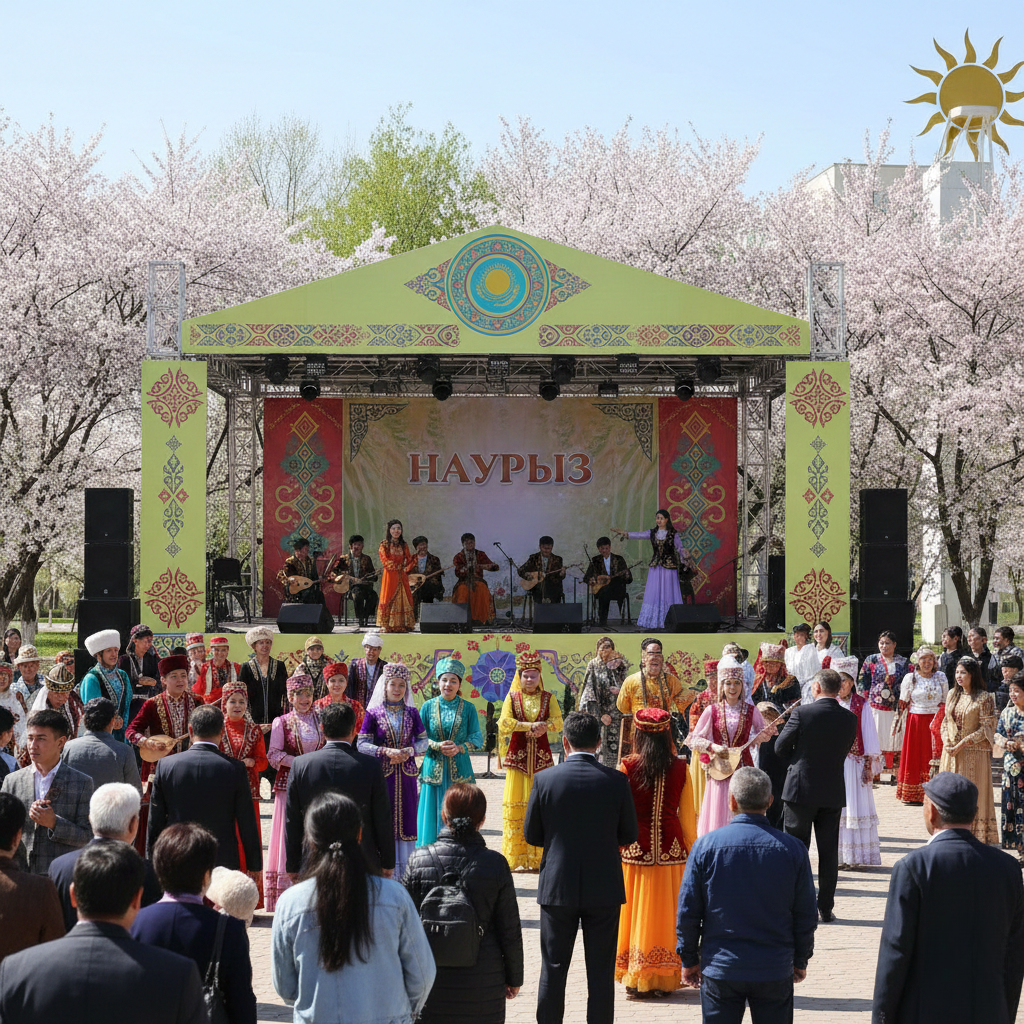 Праздничный концерт, посвящённый Наурыз мейрамы, состоялся в Астане