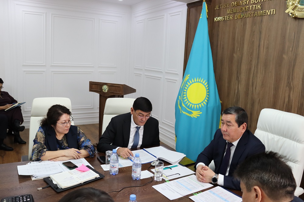 Жетісу облысы бойынша Мемлекеттік кірістер департаментінде 2025 жылғы қызмет қорытындылары шығарылды