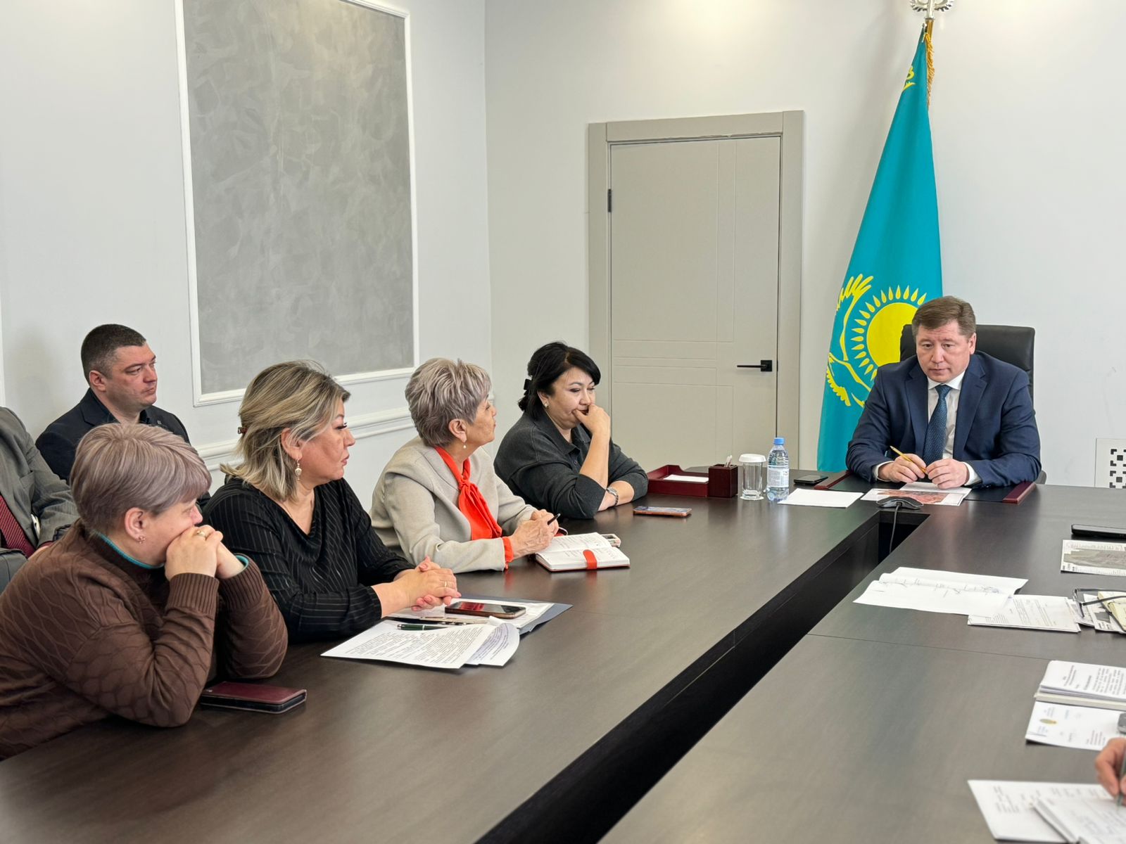 Есіл ауданы әкімдігінде Есіл контрреттегішінің құрылысы жобасын талқылау өтті