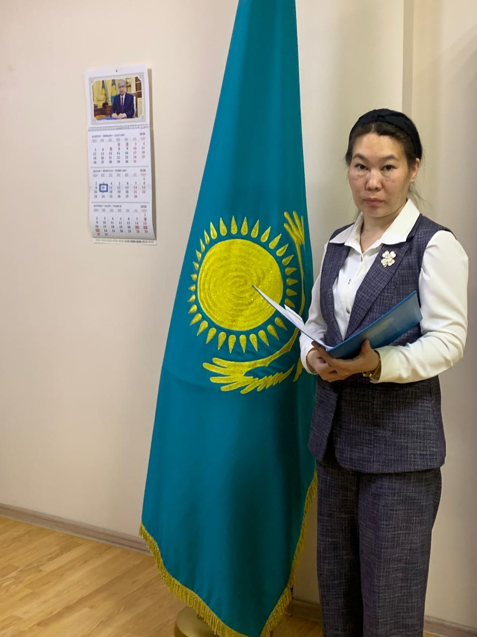 Департаментте мемлекеттік қызметшінің салтанатты түрде ант қабылдау өтті