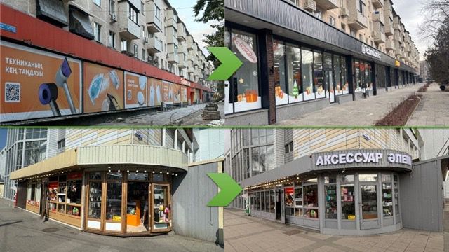 Алматының Жетісу ауданында кәсіпкерлер көшелерді көріктендіруге атсалысып отыр