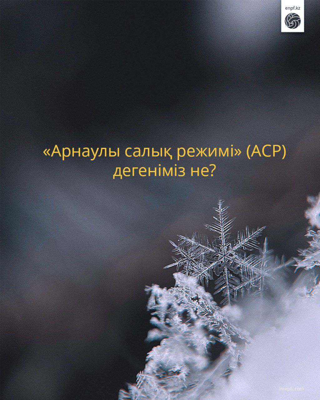«Арнаулы салық режимі» (АСР) дегеніміз не?