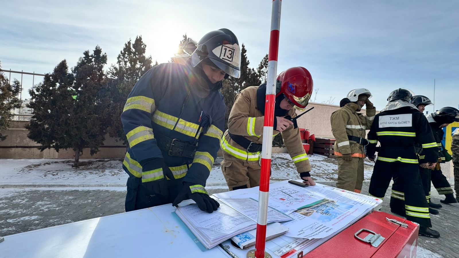 «Caspian Riviera Grand Palace Hotel» қонақүйінде өрт-тактикалық оқу-жаттығуы өтті