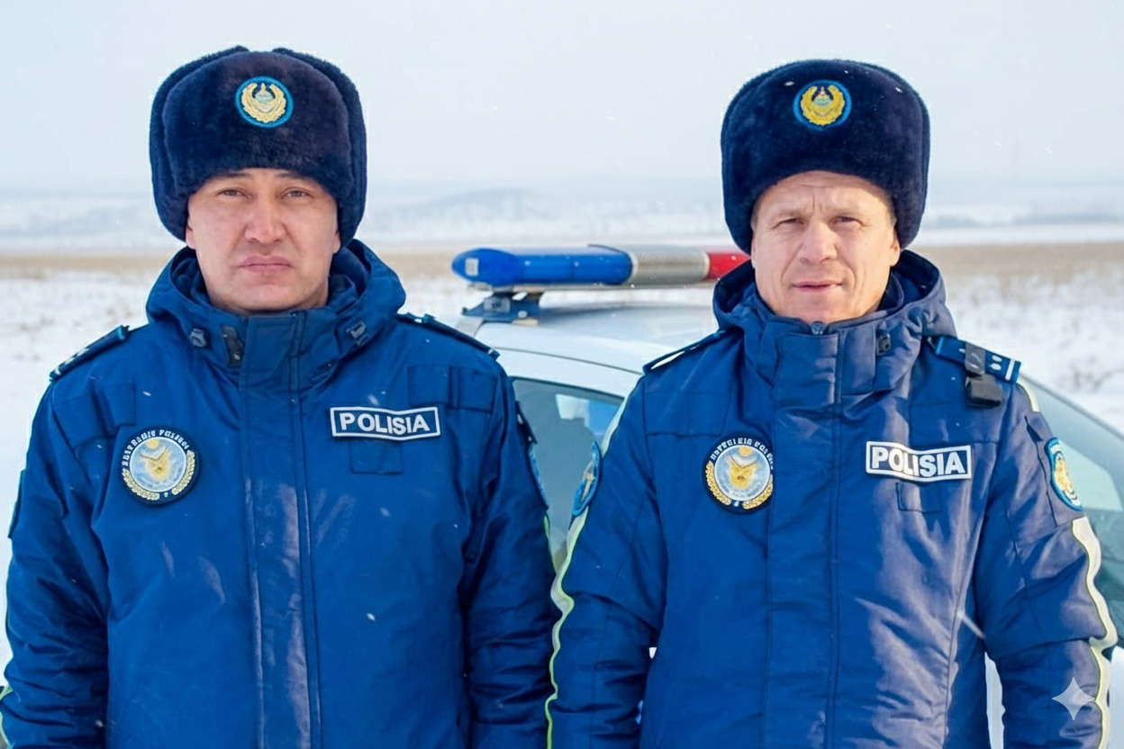 Экстренно доставили роженицу в роддом полицейские в СКО