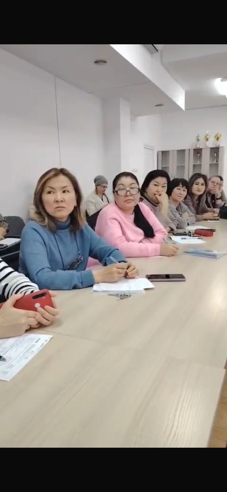 Облыстық мобильді топ колледж педагогтірмен  кездесті