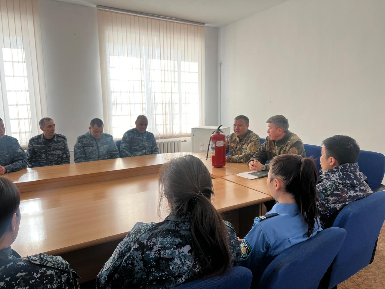 № 63 мекемесінде өрт қауіпсіздігі бойынша оқу сабағы өткізілді