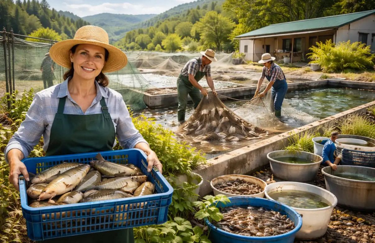 Байзақтық кәсіпкер балық шаруашылығын дамытып, ауыл тұрғындарын экологиялық таза өніммен қамтамасыз етуде