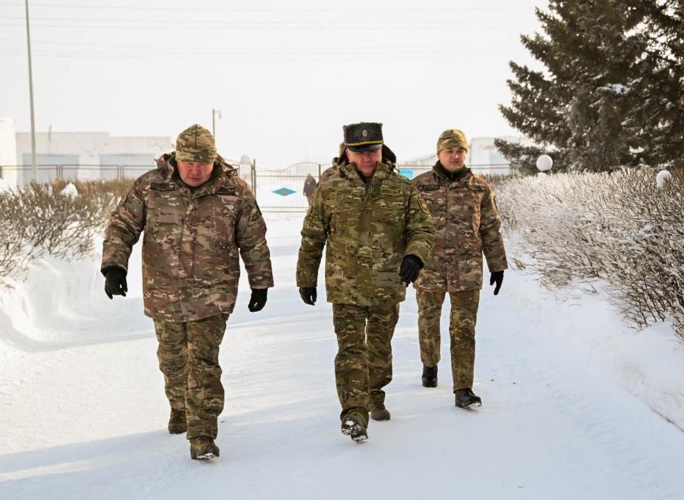 Ақмола гарнизонында Әуе шабуылына қарсы қорғаныс әскерлерінің жауынгерлік дайындығы тексерілді