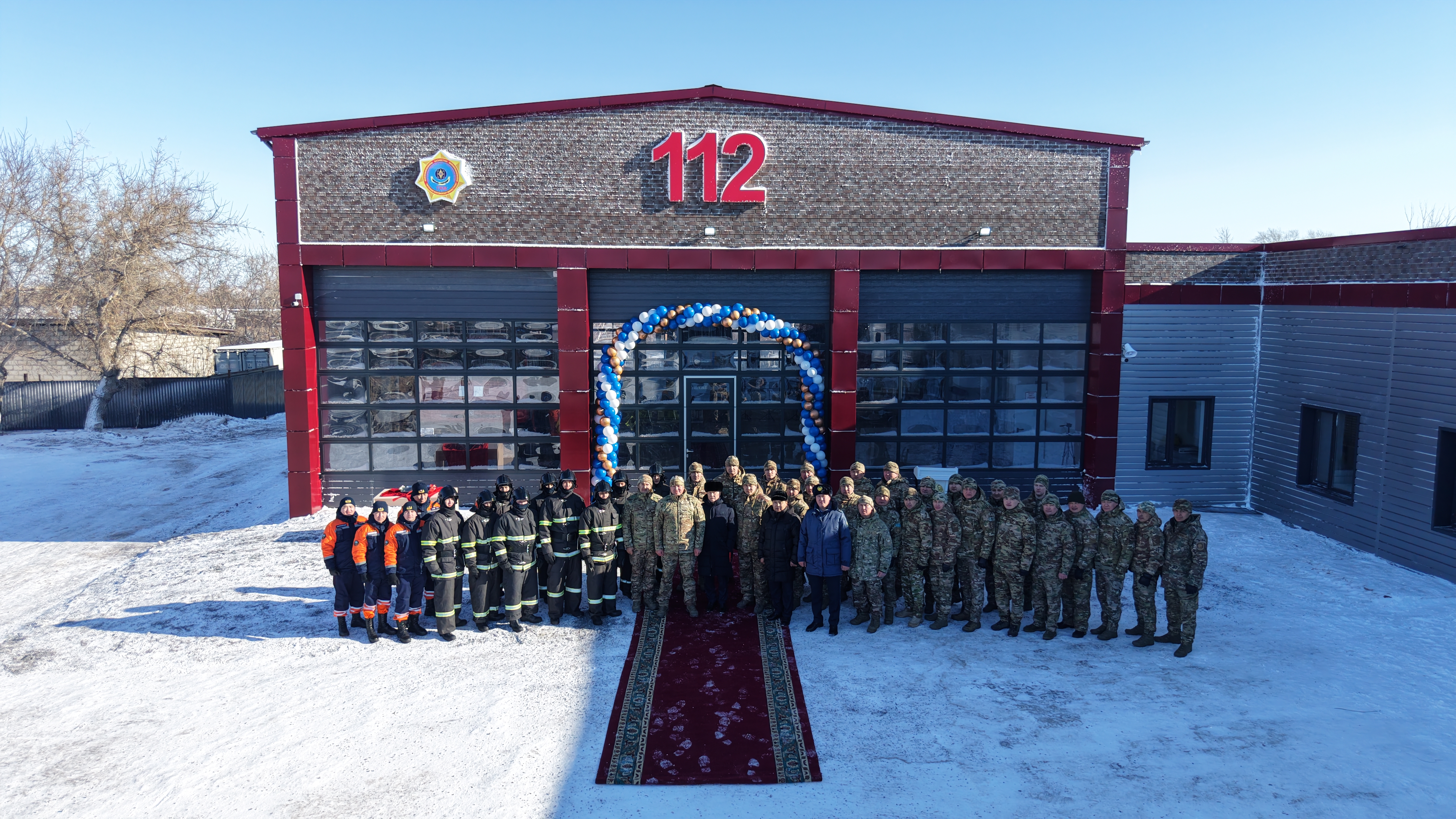 Реновация пожарных частей: Чингис Аринов открыл модульную пожарную часть в городе Ерейментау