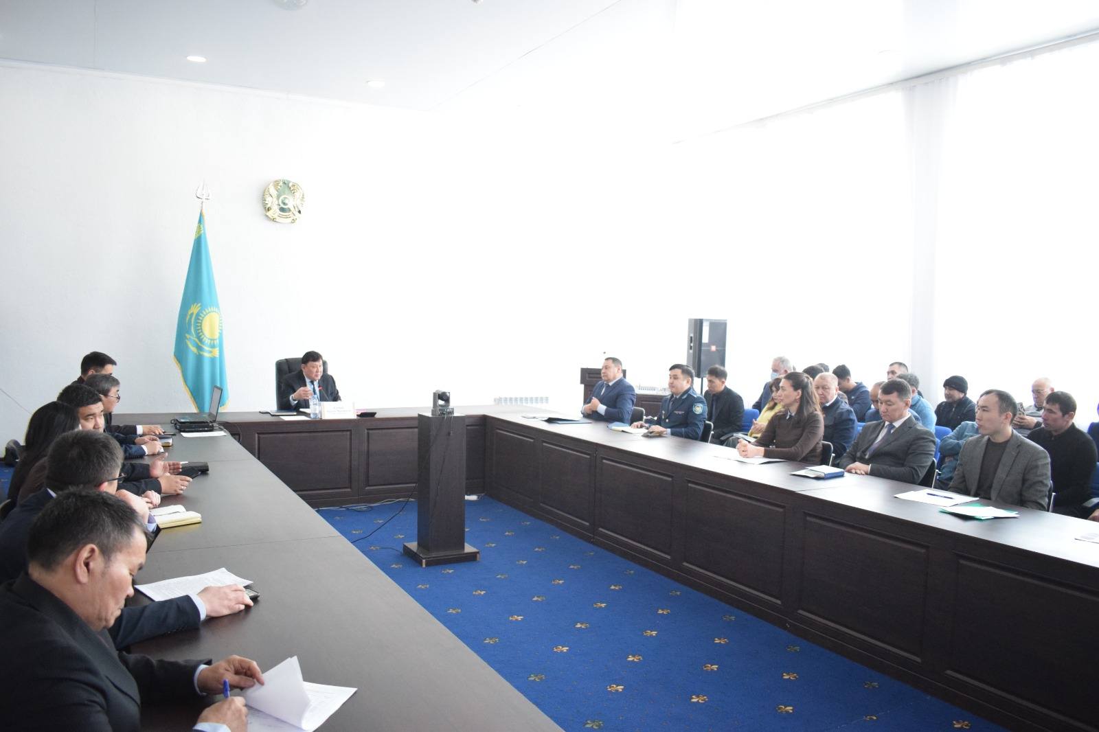 Ауданның ауыл шаруашылығы тауар өндірушілерімен кездесу