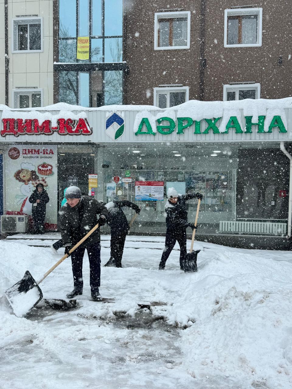 Қала ортақ: қар тазалау – қоғамдық жұмыс
