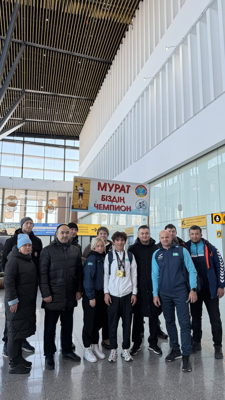 Велоспорттан екі дүркін Азия чемпионы елге оралды