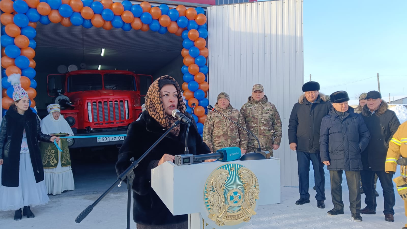 ТЕРЕКТІ АУДАНЫНДА ӨРТ СӨНДІРУ БЕКЕТІ ПАЙДАЛАНУҒА БЕРІЛДІ