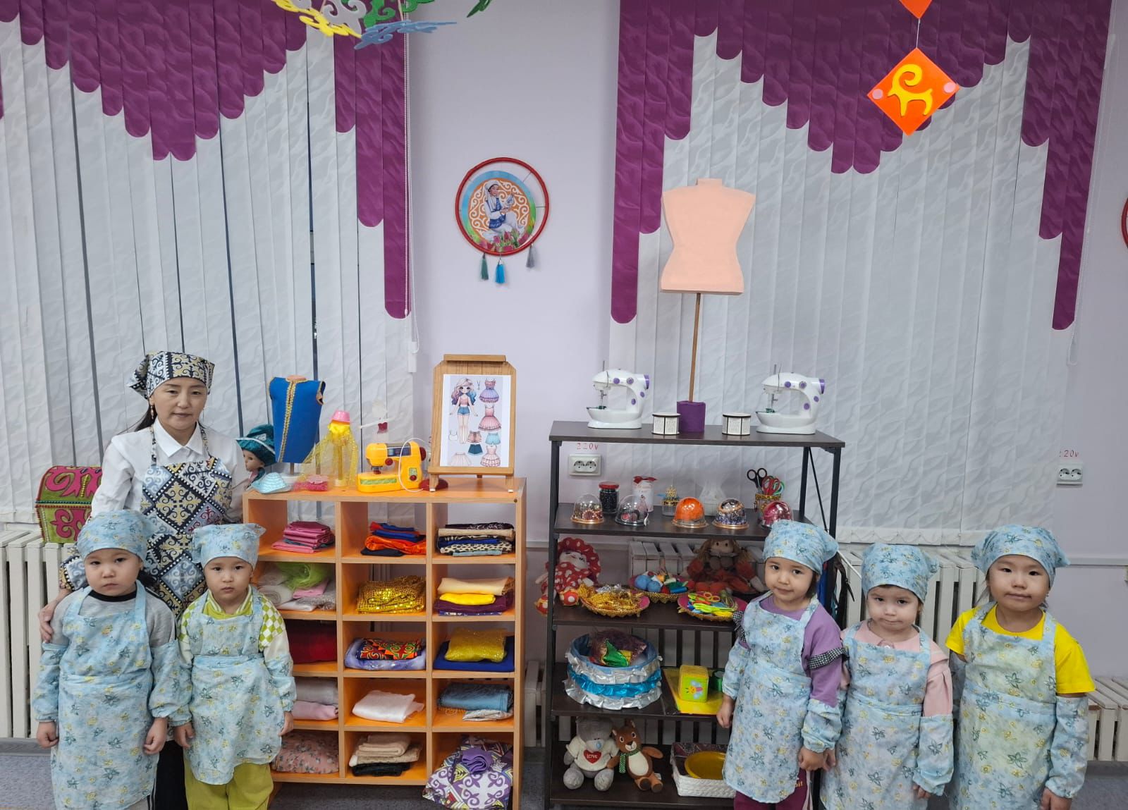 Бала қиялы мен еңбек әлемі: «Тігінші шеберханасы»