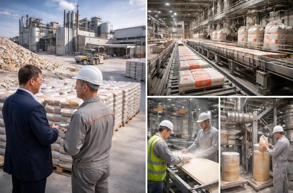 «Жамбылгипс» кәсіпорны: өңірдегі құрылыс материалдары өндірісінің ірі орталығы