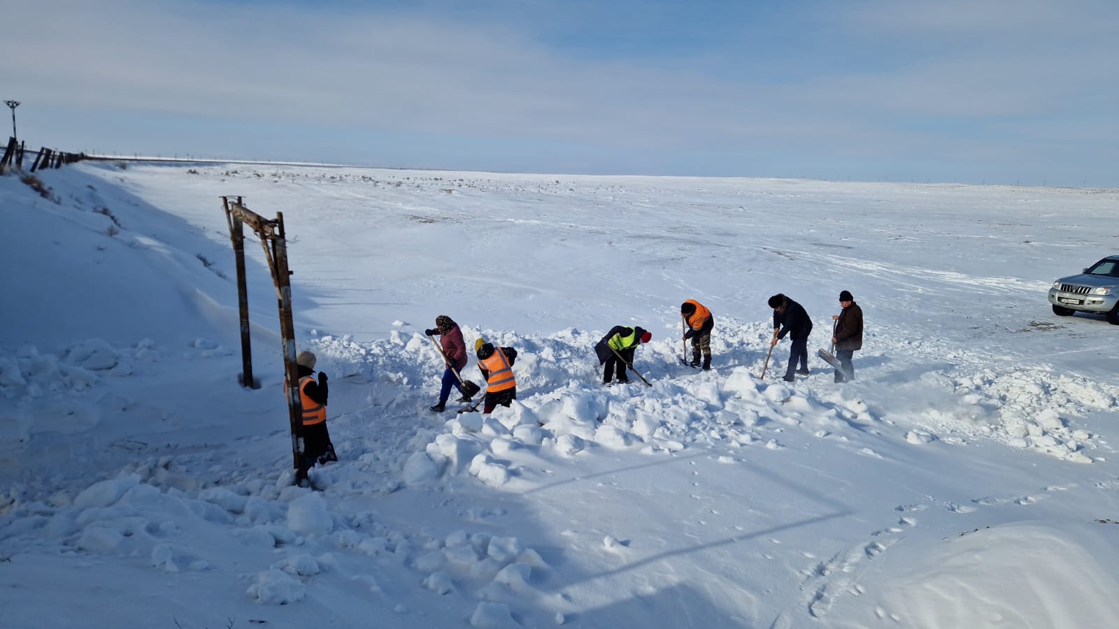 ҚАР ТАЗАЛАУ ЖҰМЫСТАРЫ.