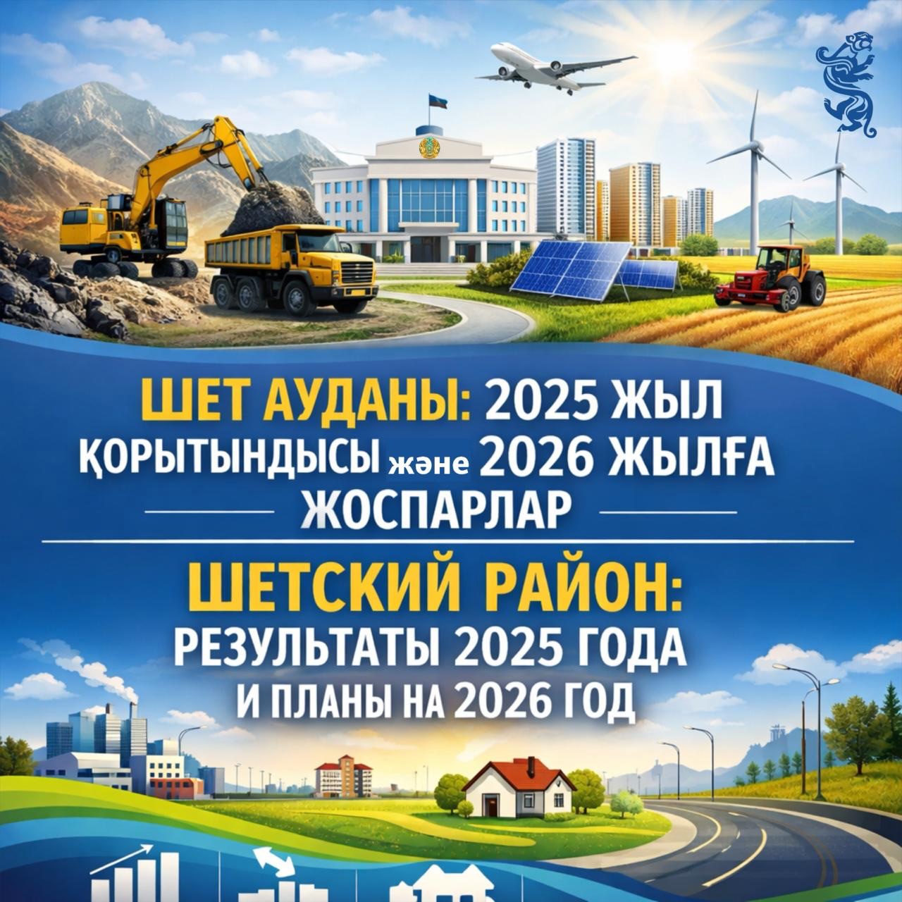 Бүгін Өңірлік коммуникация қызметі алаңында Қарағанды облысы Шет ауданының 2025 жылғы әлеуметтік-экономикалық даму қорытындысы туралы брифинг өтті