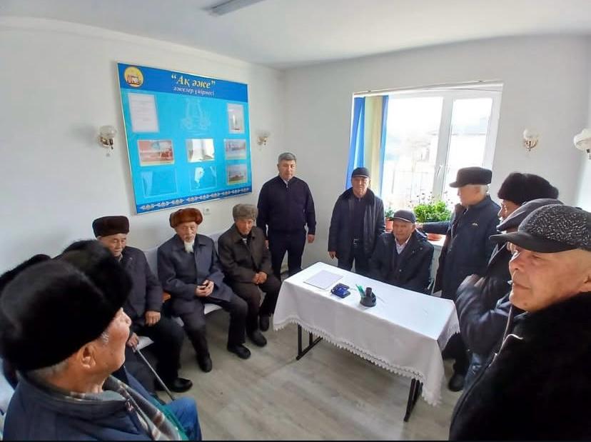 2026 жылдың 3 ақпан күні Талды ауылдық округі Еңбекші ауылында Талды ауылдық округі әкімдігі жанындағы ардагерлер ұйымының төрағасы Д. Адилтың бір овжылдық есеп беруі болып өтті