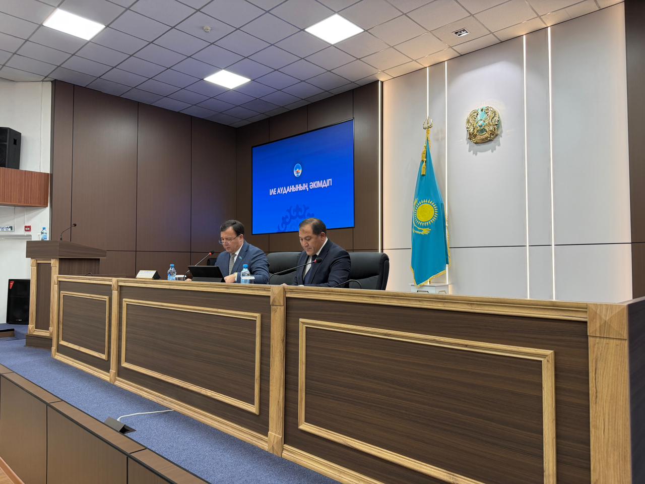 ІЛЕ АУДАНДЫҚ МӘСЛИХАТЫНЫҢ  LVIII КЕЗЕКТІ СЕССИЯСЫ ӨТТІ