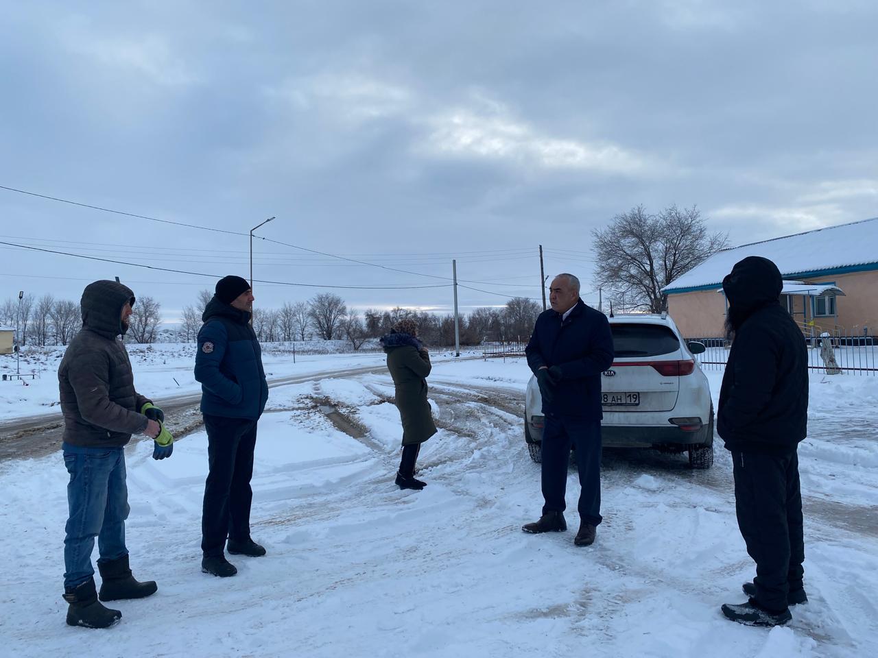 Проведена встреча с жителями села Үшкөмей